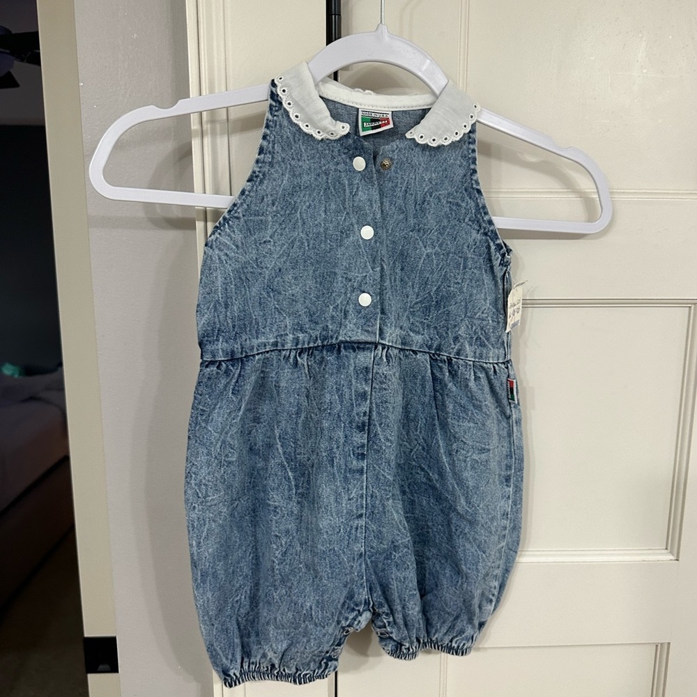 Vintage Acid Wash Romper NEW